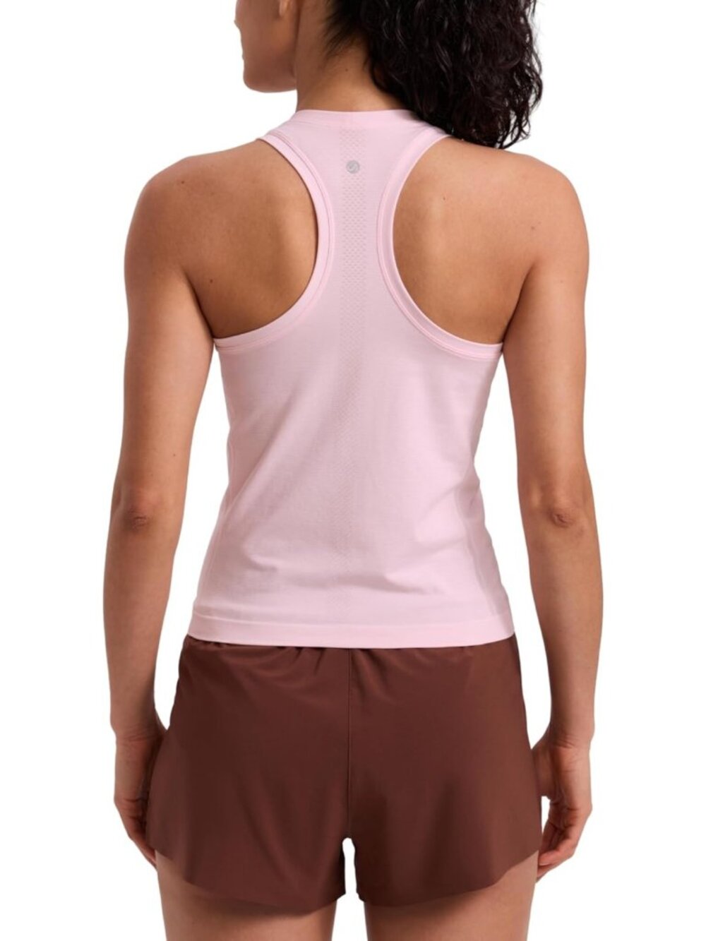 Seamless Racerback Tank Top - Waist Length, Comfortable Activewear for Yoga